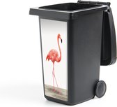 Container sticker Flamingo - Roze - Vogel - Meisjes - Jongens - Kind - 44x98 cm - Kliko sticker