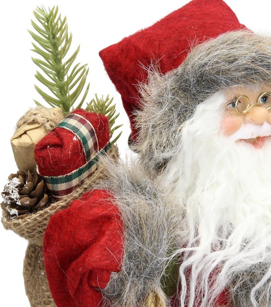 Imma 5810G Großer Weihnachtsmann für den Innenbereich, 83 cm, rot