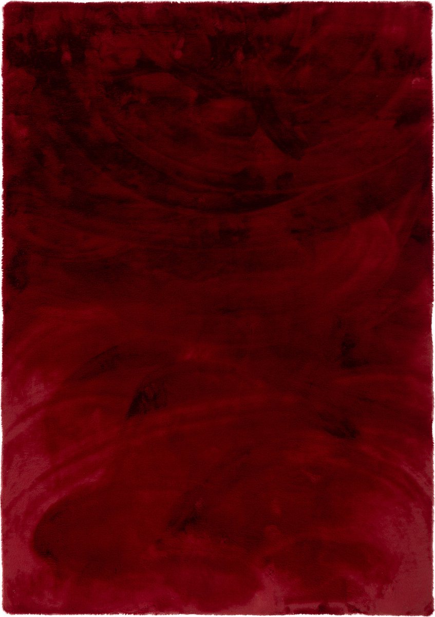 Pergamon Luxe Super Zachte Bont Vloerkleed Tapijt Plush Rood