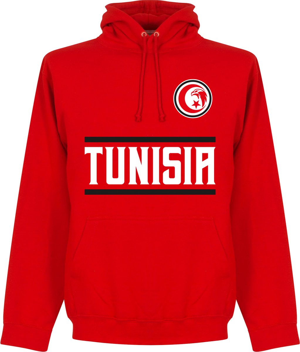 Tunesië Team Hoodie - Rood - Kinderen - 152