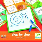 Djeco - Tekenset - Step by Step Animal&co