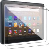 Screenprotector geschikt voor Amazon Fire HD 8 (2022) - Tempered Glass - Gehard Glas - Transparant