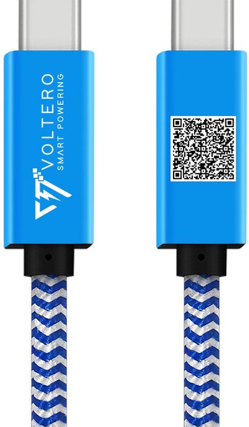 Voltero C2 - USB-C kabel - 2 meter - 3.1 Gen2 - 10Gbps Data - 100W | bol.com