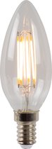 Lucide LED BULB - Lampe à filament - Ø 3,5 cm - LED Dim. - E14 - 1x4W 2700K - Transparent