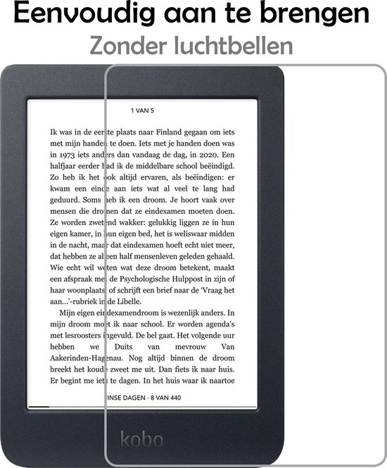Screenprotector - Geschikt voor - Kobo Nia - Screenprotector Bescherm Glas Gehard Screen Protector van Mobiparts — afbeelding 5
