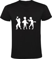Zombie Heren T-shirt | Halloween | Oktober | Spook | Hersenen | Griezelen | Eng | Akelig | Zwart
