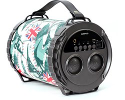 Platinet BAZOOKA Bluetooth V2.1 Luidspreker - 20W - Draadloos - Karaoke functie - Draagbare speaker - Zwart - Werkt op 3000mAh batterij