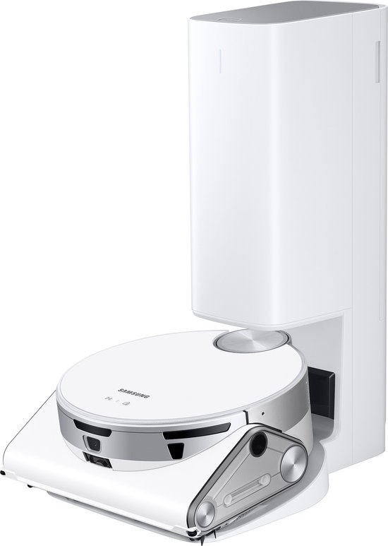 Samsung Jet Bot AI+ robotstofzuiger 0,2 l Zakloos Zilver, Wit aanbieding