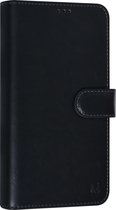 UNIQ Accessory Premium zwarte Book Case Telefoonhoesje voor Apple iPhone 14 Pro Max - Pu leer met bescherming.