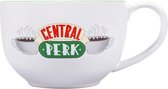 Friends - Central Perk - Capuccino Mok XL - Wit en Groen - 630ml