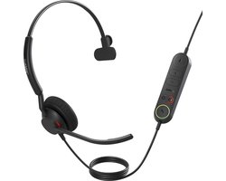 Jabra Engage 40 Headset Bedraad Hoofdband Kantoor/callcenter USB Type-A Bluetooth Zwart
