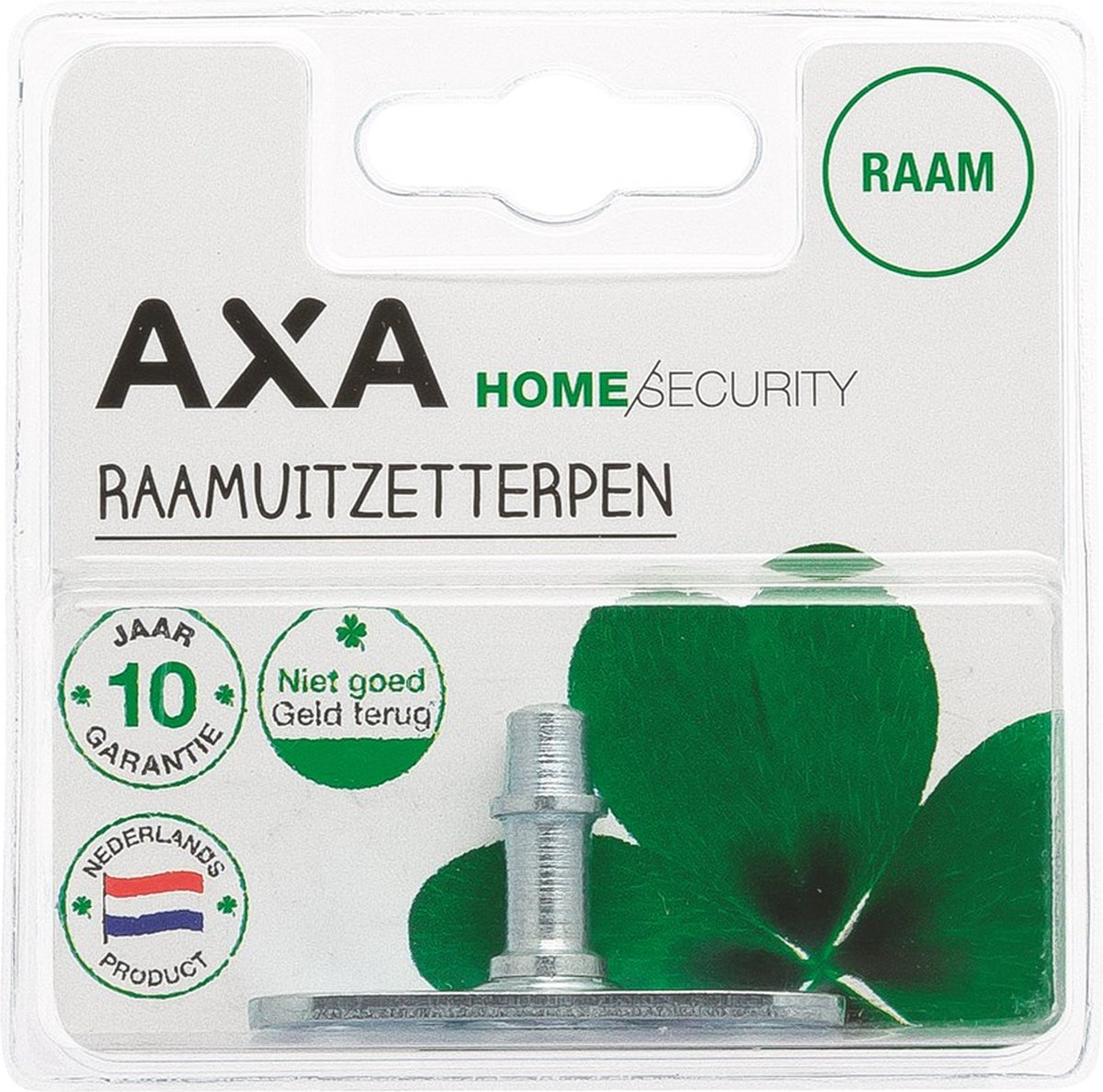 AXA habilis HL uitzetterpen - staal verzinkt - naar buitendraaiend - Blister