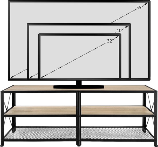 borchardt Möbel Lowboard Sophia, TV-Schrank mit 4 Türen, hängend oder stehend, B