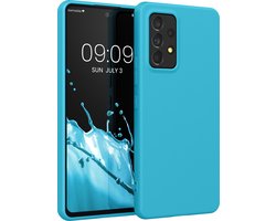 kwmobile telefoonhoesje geschikt voor Samsung Galaxy A53 5G - Hoesje voor smartphone - Back cover in ijsblauw