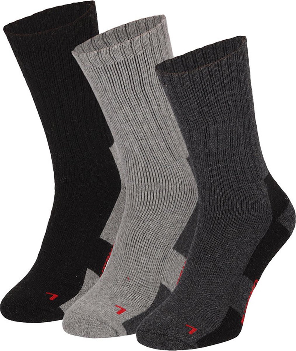 Chaussettes homme 6 paires - Chausettes thermique en Katoen