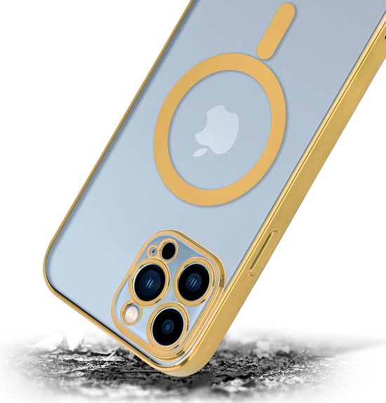 ShieldCase adapté pour Apple iPhone 13 Pro Max coque transparente Magnet  métallisation... | bol.com
