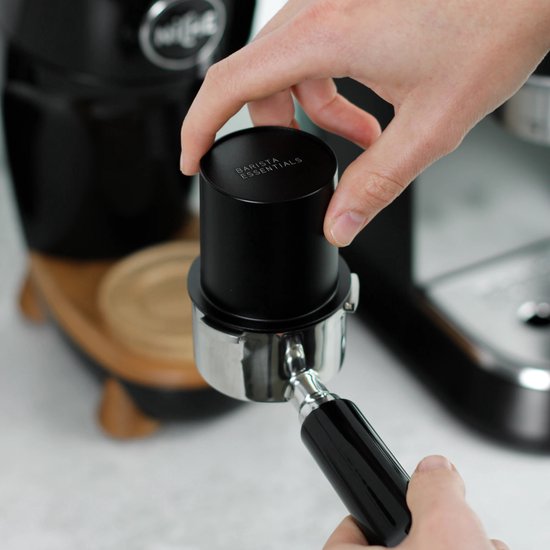 54 mm Espresso Doseerkop Koffiebeker Koffiebonen Weegschaal Barista Accessoires Aluminium Metaal voor Sage Delonghi Breville Portafilter, Zilver
