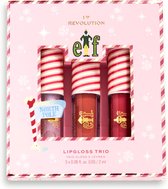 I Heart Revolution x Elf Candy Cane Forest Pout Bomb Trio - Lipglosses - Cadeauset - Kerst