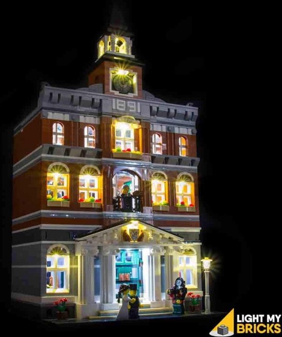Light My Bricks - Light My Bricks - Verlichtingsset voor LEGO Town Hall 10224