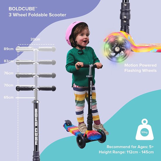 Trottinette Pliable Adulte/adolescent - Roues 200 Mm, Suspensions, Guidon Réglable, Poids Max 100 Kg - 4