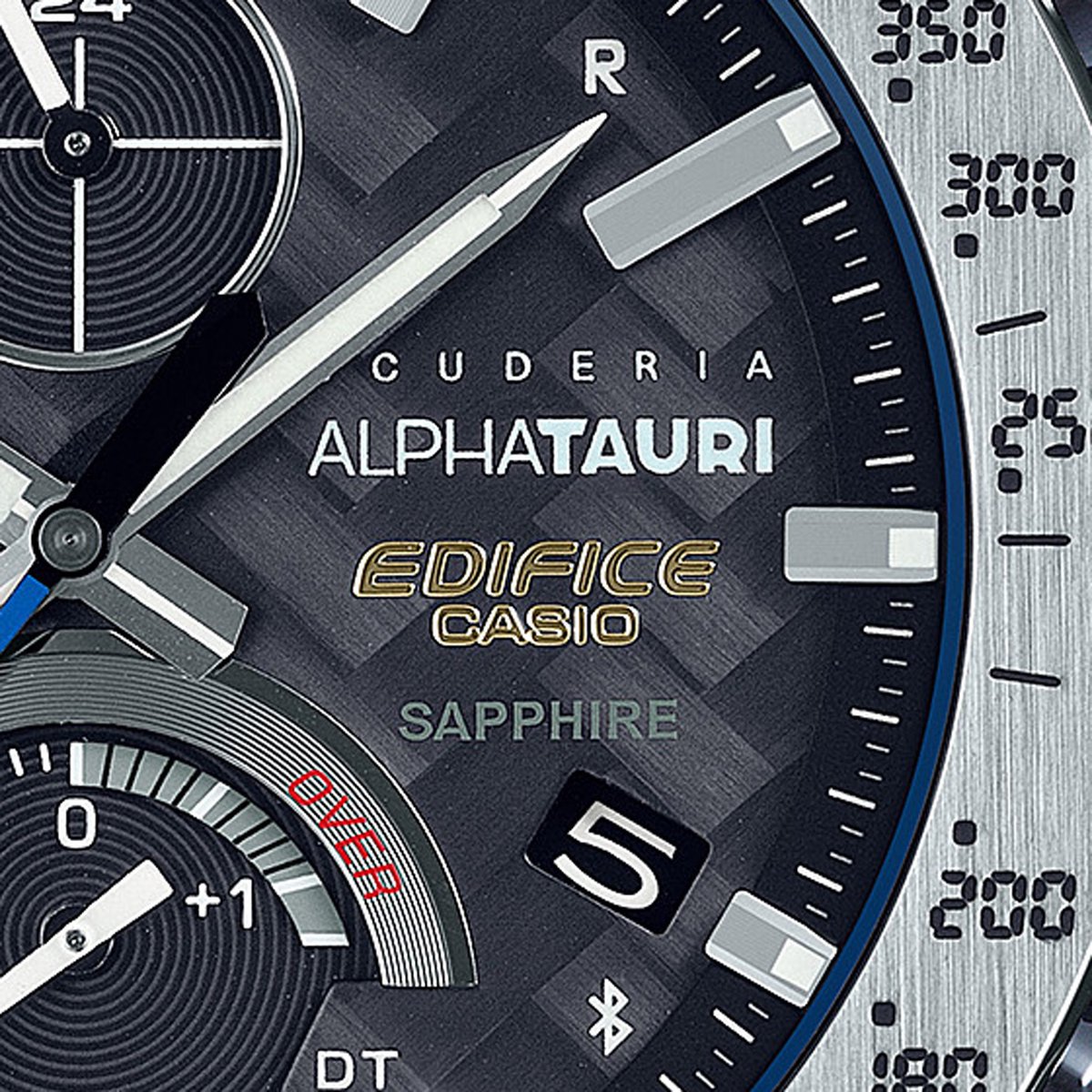 Casio Edifice Alpha Tauri Racing EQB 1000AT 1AER Horloge Nylon