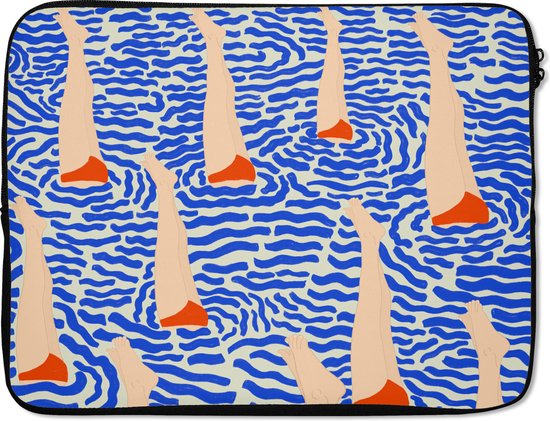 Housse pour ordinateur portable - Jambes - Water - Vintage - Housse pour ordinateur portable - Housse pour ordinateur portable - 17 pouces