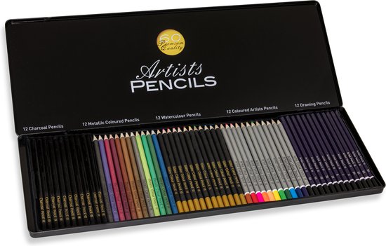 150 pièces crayon de couleur professionnel ensemble de dessin d