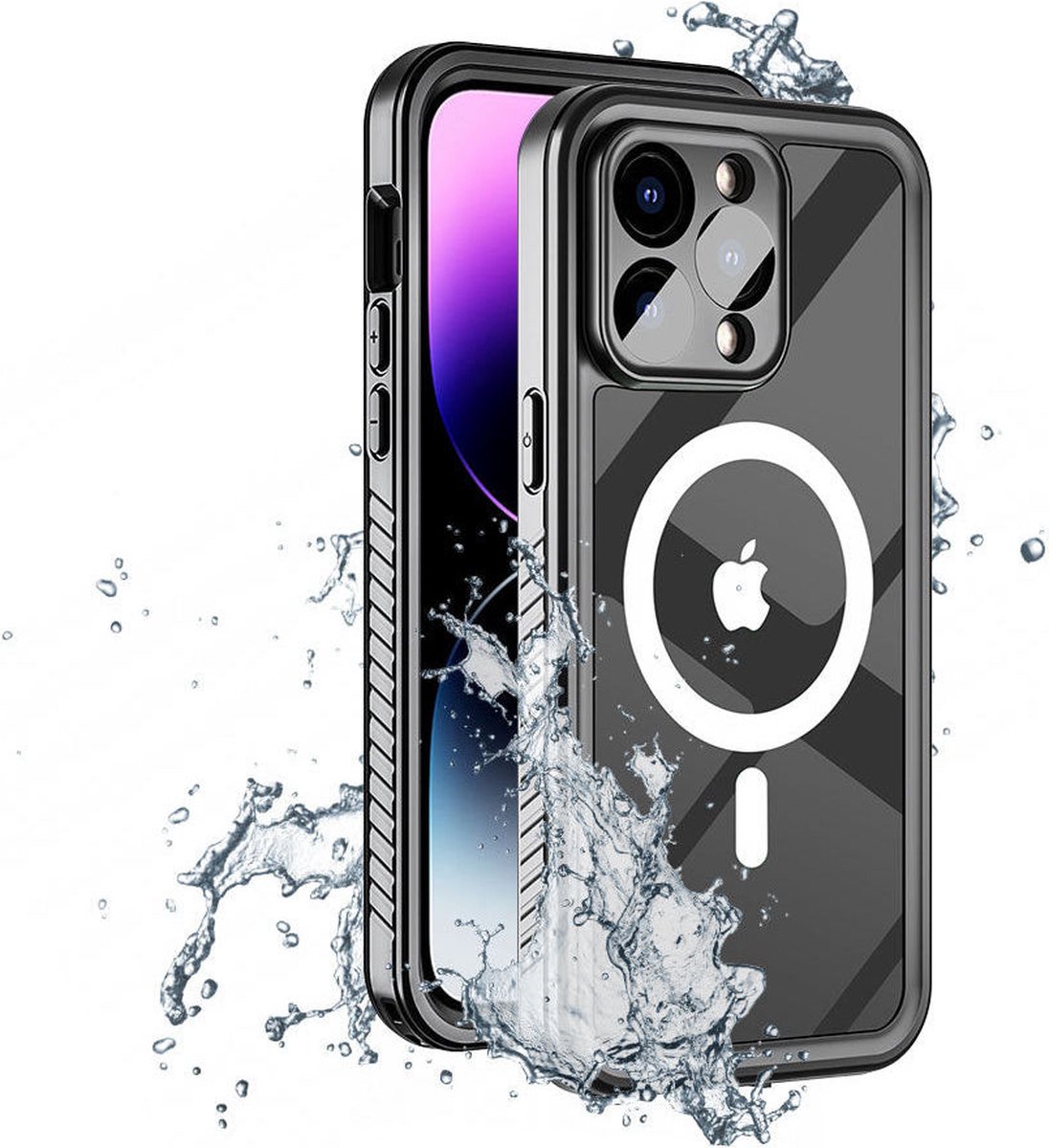 Armor X Waterdicht MagSafe Hoesje Transparant Geschikt voor Apple iPhone 14