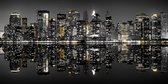Fotobehangkoning - Behang - Vliesbehang - Fotobehang XXL - American wealth - New York - Stad - 550 x 270 cm