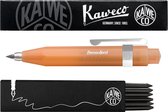 Kaweco - Portemine 3.2 - Frosted Sport - Oktogonal Clip Chrome - Soft Mandarin - Avec boite de recharges