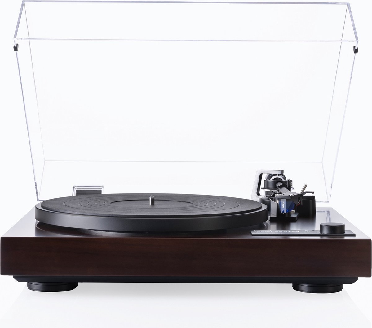 DUAL: CS 618Q Manuele HIFI-Draaitafel - Walnoot