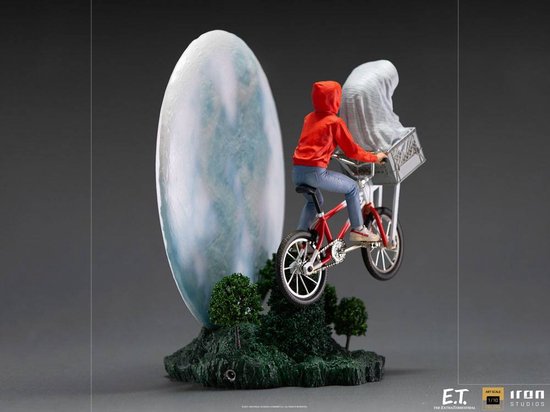 ET la statue Extra-terrestre Deluxe Art Scale 1/10 ET & Elliot