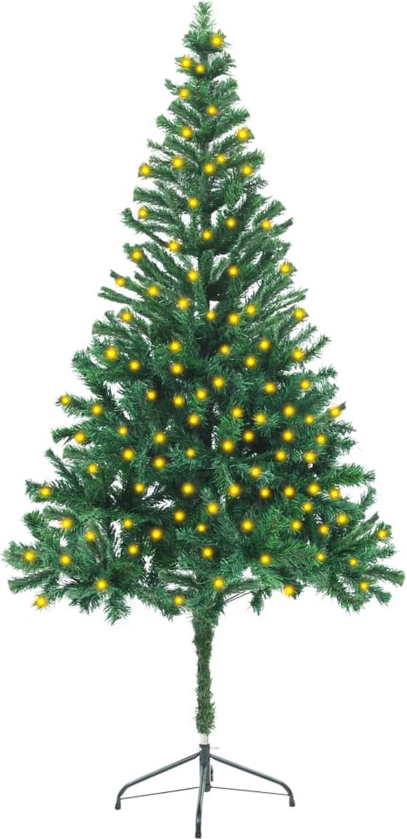 Prolenta Premium - Kunstkerstboom met LED's en standaard en 564 takken 180 cm