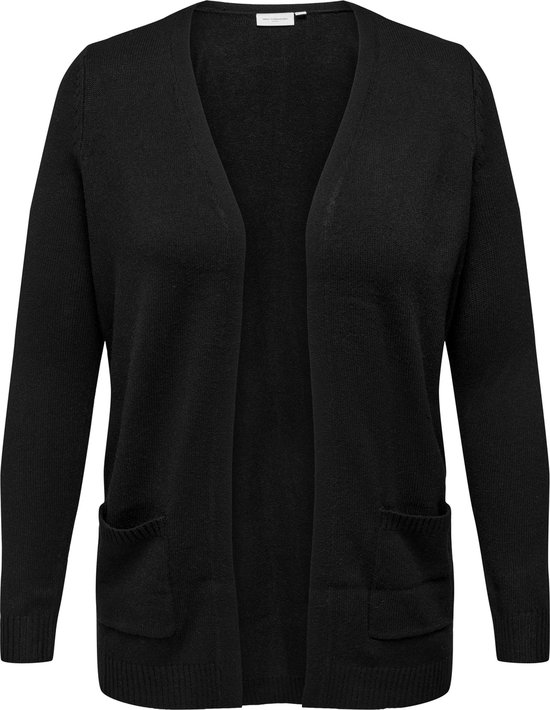 ONLY CARMAKOMA CARESLY L/S OPEN CARDIGAN KNT Dames Vest