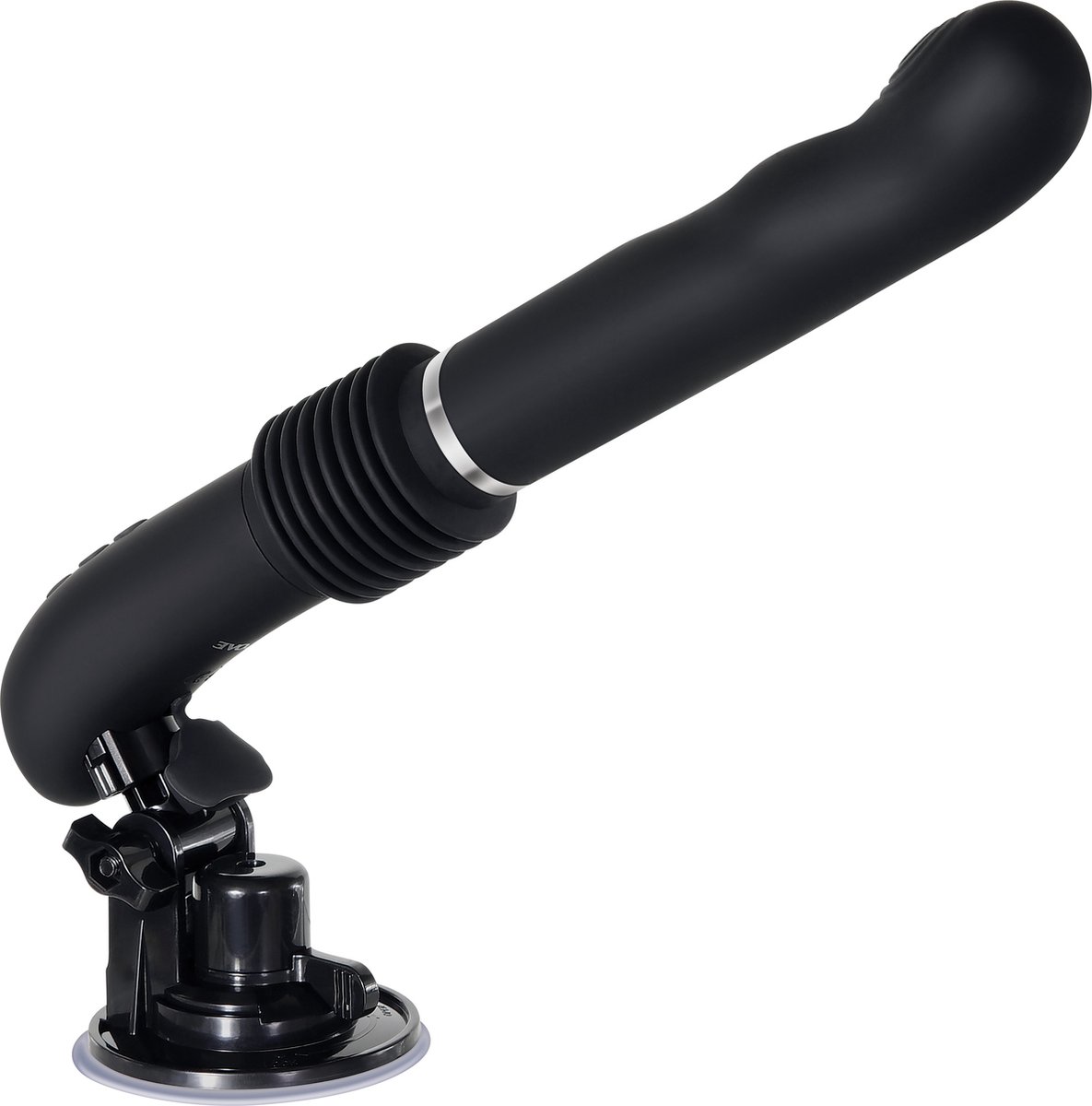 Evolved - stotende G-spot vibrator met standaard - Zwart
