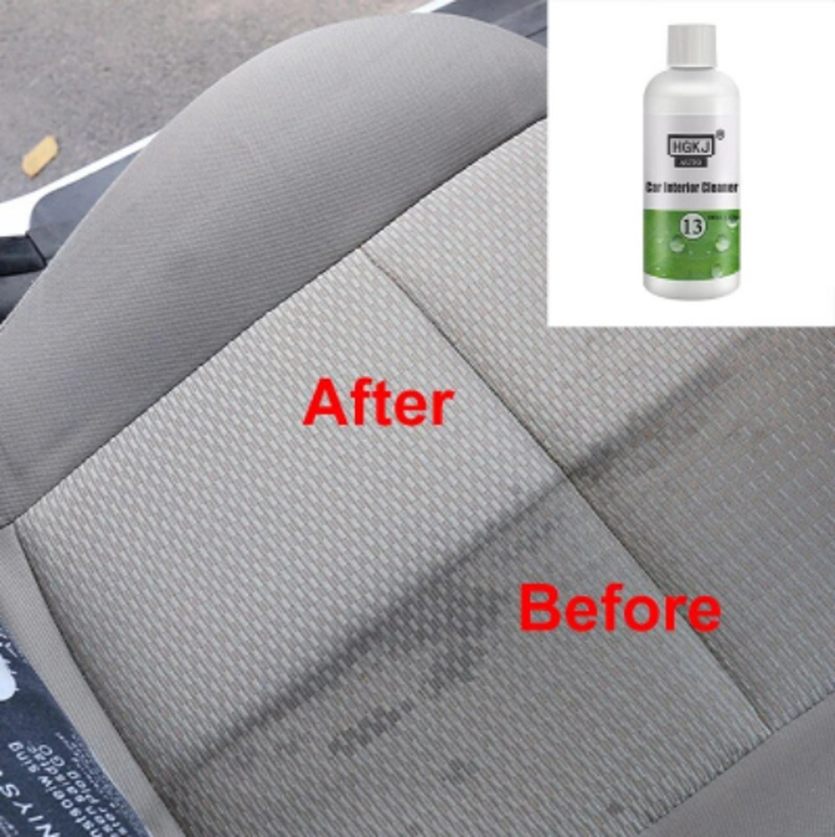 TLVX Interieur reiniger / Auto bekleding reiniger / Schuim reiniger / Vlekken verwijderen / 50ml / Auto stoelen schoonmaak / Leer en stof schoonmaken / Dashboard schoonmaken / Vlekken bekleding verwijderen / All-In-One / Effectief!.