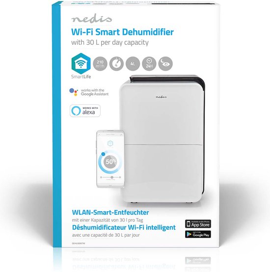 Déshumidificateur haute capacité 30L avec contrôle intelligent par  application, Livraison gratuite