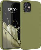 kwmobile telefoonhoesje geschikt voor Apple iPhone 12 / iPhone 12 Pro - Hoesje voor smartphone - Back cover in vintage groen