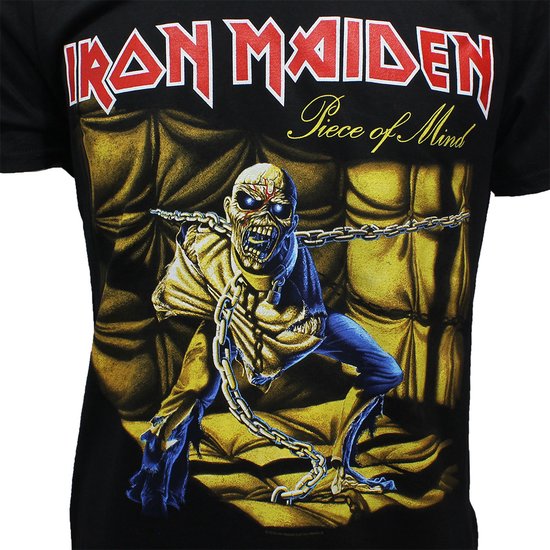 Iron Maiden Piece Of Mind Band T-Shirt Zwart- Officiële Merchandise |  bol.com