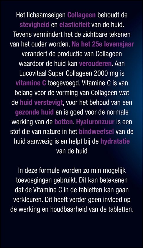 Lucovitaal Super Collageen - 60 tabletten