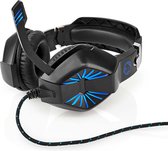 Nedis Gaming Headset - Over-Ear - Stereo - USB Type-A / 2x 3.5 mm - Inklapbare Microfoon - 2.20 m - LED