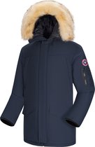 Subprime - Heren Jas winter Parka Tommy - Blauw - Maat XL