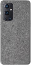 Geschikt voor OnePlus 9 Pro hoesje - Beton print - Patronen - Cement - Vintage - Textuur - Rustiek - Siliconen Telefoonhoesje