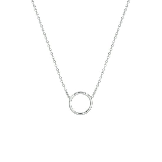 Zilveren collier rondje 1,3 mm 41 + 5 cm