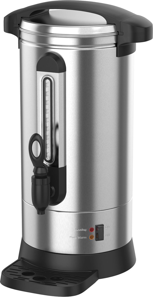 Koffie Percolator 6 Liter RVS Pro Dubbelwandig Promoline