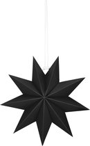 Springos Kerst Ster - Papier - Opvouwbaar - 30 cm - Zwart