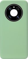 ADEL Premium Siliconen Back Cover Softcase Hoesje Geschikt voor Huawei Mate 40 Pro - Lichtgroen