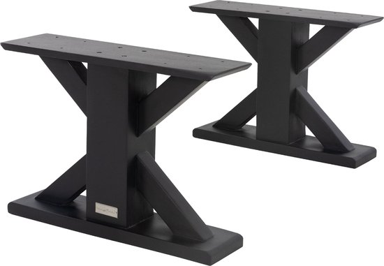 Suar boomstamtafel met matrix poot | De Houttwist