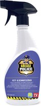 Graisse Police 2 Pièces | Chiffon microfibre inclus | Nettoyant puissant contre la graisse et la saleté | Nettoyant et dégraissant tout usage pour la cuisine, la salle de bain et le jardin