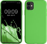 kwmobile telefoonhoesje geschikt voor Apple iPhone 11 - Hoesje voor smartphone - Back cover in neon groen